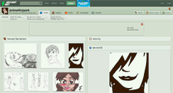Desktop Screenshot of animeninjaark.deviantart.com