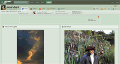 Desktop Screenshot of januaryguest.deviantart.com