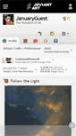 Mobile Screenshot of januaryguest.deviantart.com