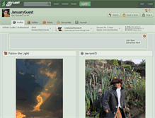 Tablet Screenshot of januaryguest.deviantart.com