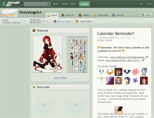 Tablet Screenshot of glorysangels.deviantart.com
