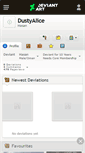 Mobile Screenshot of dustyalice.deviantart.com