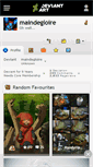 Mobile Screenshot of maindegloire.deviantart.com