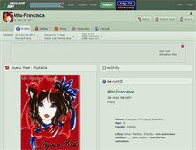 Tablet Screenshot of miss-francesca.deviantart.com