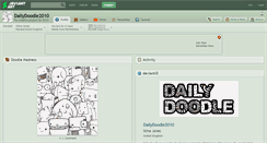 Desktop Screenshot of dailydoodle2010.deviantart.com