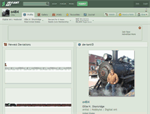 Tablet Screenshot of o484.deviantart.com