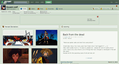 Desktop Screenshot of kousen-wolf.deviantart.com