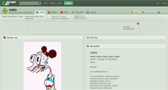 Desktop Screenshot of onem.deviantart.com