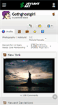 Mobile Screenshot of gothghostgirl.deviantart.com
