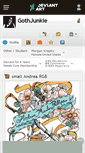 Mobile Screenshot of gothjunkie.deviantart.com