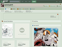 Tablet Screenshot of darkshade99.deviantart.com