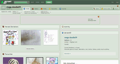 Desktop Screenshot of mega-doodle09.deviantart.com