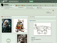 Tablet Screenshot of kidsoul.deviantart.com