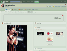Tablet Screenshot of dianajanedoe.deviantart.com