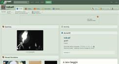Desktop Screenshot of indicatif.deviantart.com