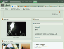 Tablet Screenshot of indicatif.deviantart.com