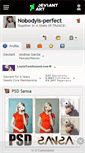 Mobile Screenshot of nobodyis-perfect.deviantart.com