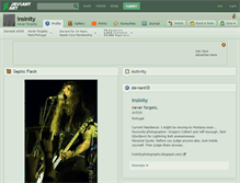 Tablet Screenshot of insinity.deviantart.com