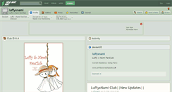 Desktop Screenshot of luffyxnami.deviantart.com