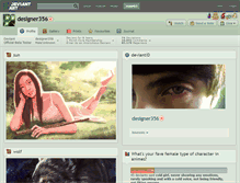 Tablet Screenshot of designer356.deviantart.com