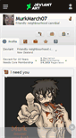 Mobile Screenshot of murkmarch07.deviantart.com