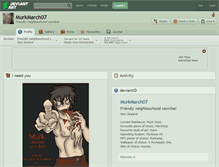 Tablet Screenshot of murkmarch07.deviantart.com