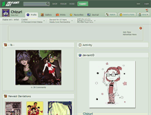 Tablet Screenshot of chizuri.deviantart.com