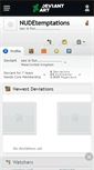 Mobile Screenshot of nudetemptations.deviantart.com