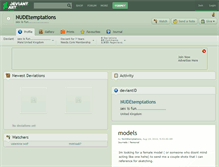 Tablet Screenshot of nudetemptations.deviantart.com