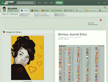 Tablet Screenshot of dccanim.deviantart.com