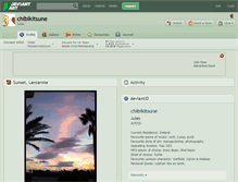 Tablet Screenshot of chibikitsune.deviantart.com