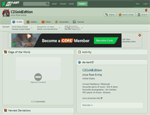 Tablet Screenshot of czgoldedition.deviantart.com