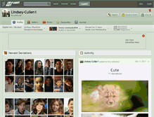 Tablet Screenshot of lindsey-cullen1.deviantart.com