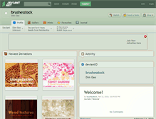 Tablet Screenshot of brushesstock.deviantart.com