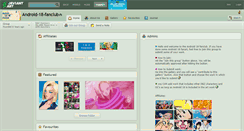 Desktop Screenshot of android-18-fanclub.deviantart.com