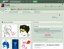 Tablet Screenshot of funzilla.deviantart.com