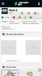 Mobile Screenshot of next-x.deviantart.com