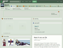 Tablet Screenshot of next-x.deviantart.com