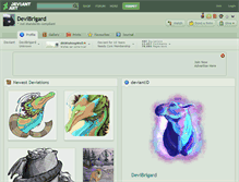 Tablet Screenshot of devibrigard.deviantart.com