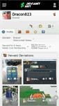 Mobile Screenshot of dracon823.deviantart.com
