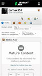 Mobile Screenshot of cornax357.deviantart.com