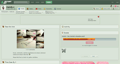 Desktop Screenshot of mandy-c.deviantart.com