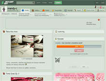 Tablet Screenshot of mandy-c.deviantart.com