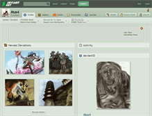 Tablet Screenshot of mus4.deviantart.com
