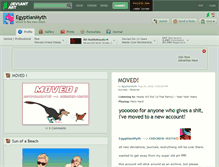 Tablet Screenshot of egyptianmyth.deviantart.com