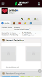 Mobile Screenshot of brittdm.deviantart.com