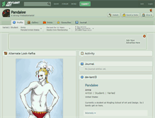 Tablet Screenshot of pandalee.deviantart.com