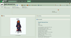 Desktop Screenshot of death-warmed-over.deviantart.com