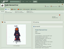 Tablet Screenshot of death-warmed-over.deviantart.com