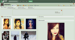 Desktop Screenshot of ladysnip3r.deviantart.com